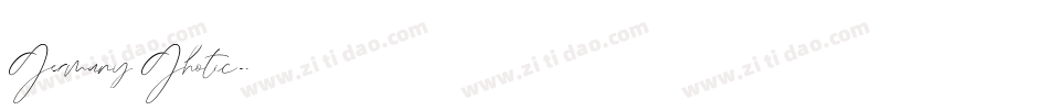 Germany Ghotic字体转换